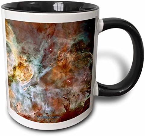3drose mug_76816_4 Галакси и маглина - Ета Карина магли од телескопот на НАСА Хабл Две тони црна кригла, 11 мл, повеќебојни