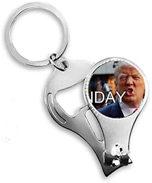 Американски Претседател Голема Смешна Слика Ноктите Нипер Прстен Клуч Синџир Шише Машинка Клипер