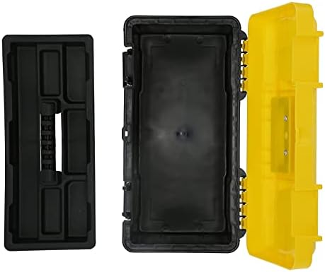 Мултифункционална кутија со алатки, лесна и преносна со ергономска рачка на ергономска рачка ABS пластична конструкција за издржливост