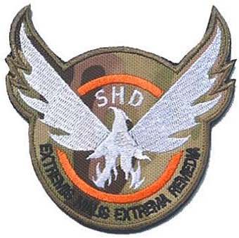 3 парчиња Том Клинси на агентот за дивизии SHD лого воена кука јамка тактика морал извезена лепенка