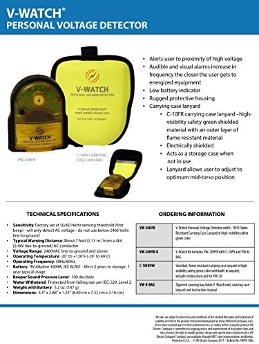 Greenlee HD Electric VWP-20H V-Watch Pro личен напон детектор