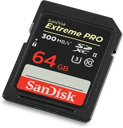 Sandisk 64GB Екстремни ПРО SDXC UHS-Ii Картичка Работи Со Olympus Mirrorless Камера Om Систем OM - 1 V90 4K 8K Класа 10 Пакет