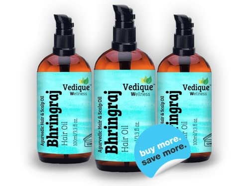 Ведики лекови Бринграј масло за коса | 500ml | Промовирање на раст на косата, заздравување и негување | Масло за третман на