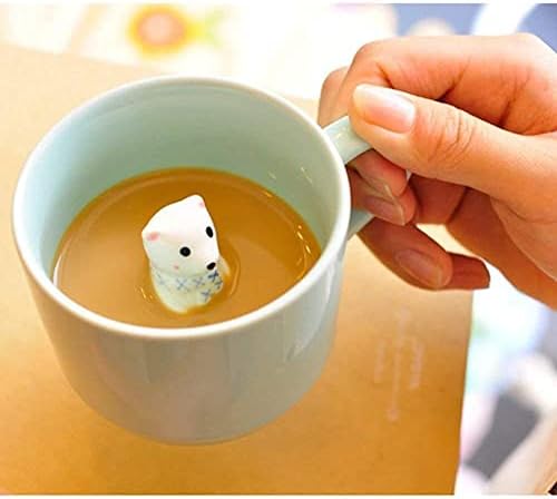 Зах кафе кригла животно во чаши 3Д цртани керамика фигура чај чаша за момчиња девојчиња жени жени мажи мажи