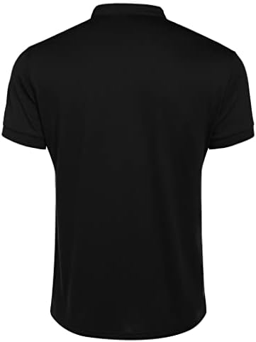 Кратка кошула со кратки ракави на Tinkwell, обична тенка, вклопена основна поло, цврста мека памучна кошула за голф